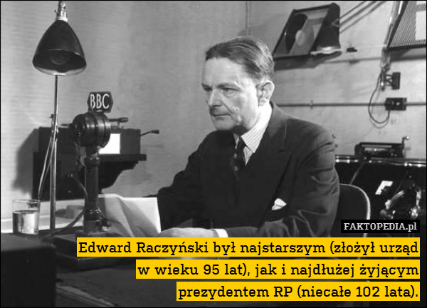 Edward Raczyński był najstarszym