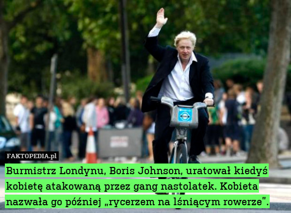 Burmistrz Londynu, Boris Johnson,