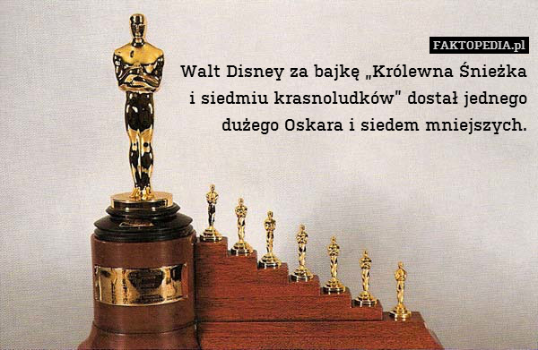 Walt Disney za bajkę „Królewna