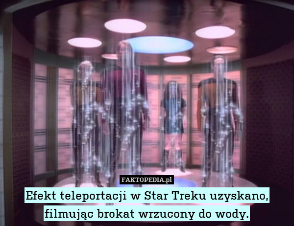 Efekt teleportacji w Star Treku