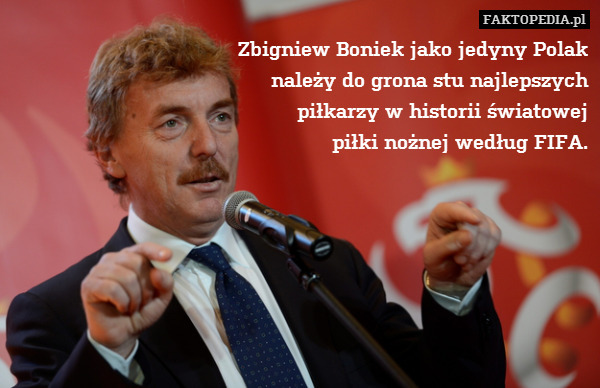 Zbigniew Boniek jako jedyny Polak