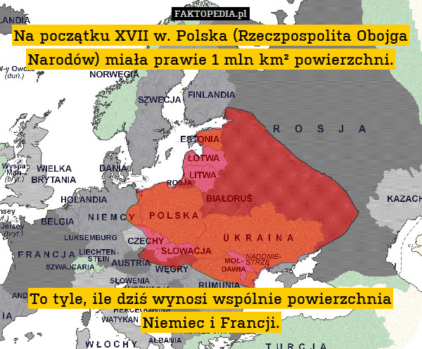 Na początku XVII w. Polska (Rzeczpospolita