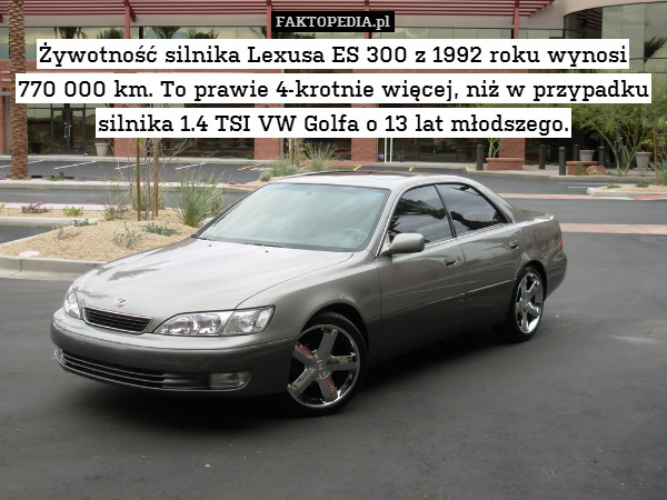 Żywotność silnika Lexusa ES 300