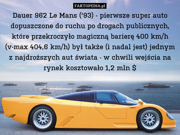 Dauer 962 Le Mans ('93) -