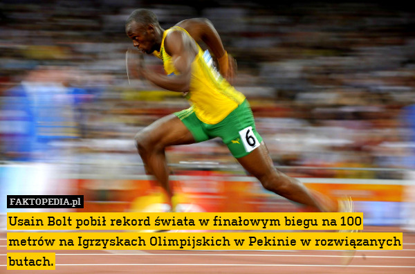 Usain Bolt pobił rekord świata