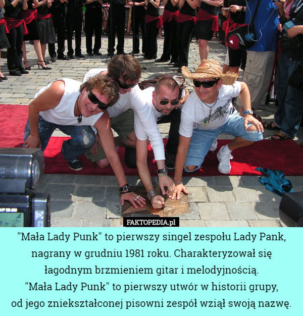 "Mała Lady Punk" to pierwszy singel zespołu Lady Pank, nagrany w grudniu...