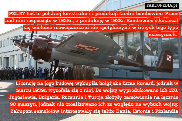 PZL.37 Łoś to polskiej konstrukcji