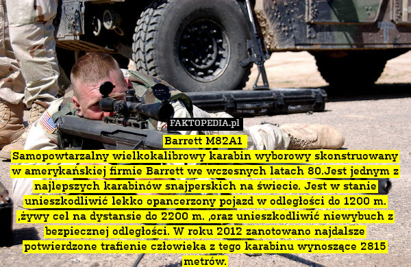 Barrett M82A1 
Samopowtarzalny