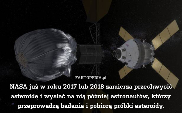 NASA już w roku 2017 lub 2018