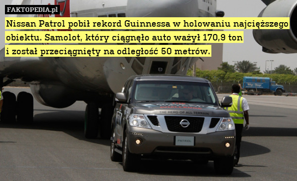 Nissan Patrol pobił rekord Guinnessa