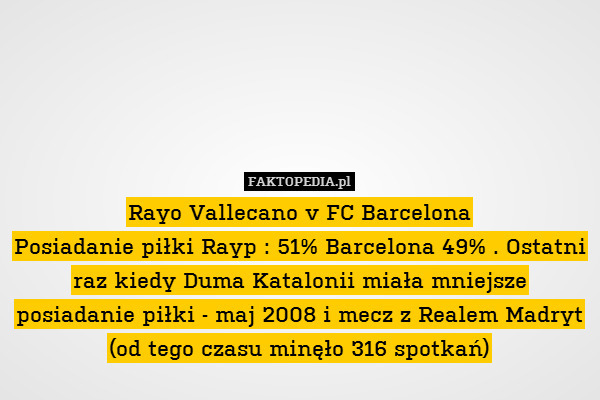 Rayo Vallecano v FC Barcelona