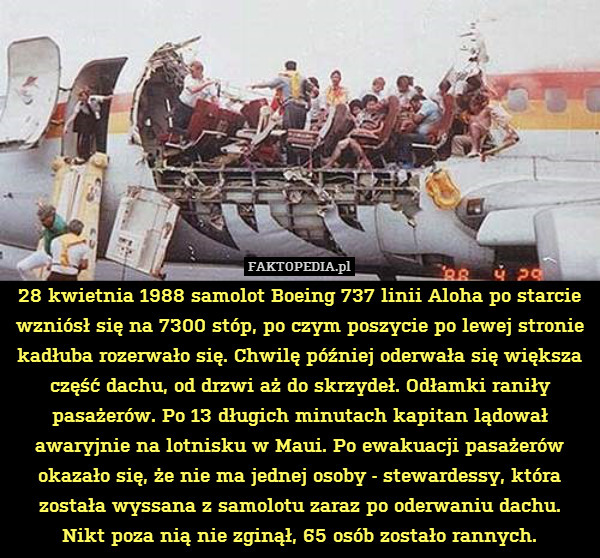 28 kwietnia 1988 samolot Boeing