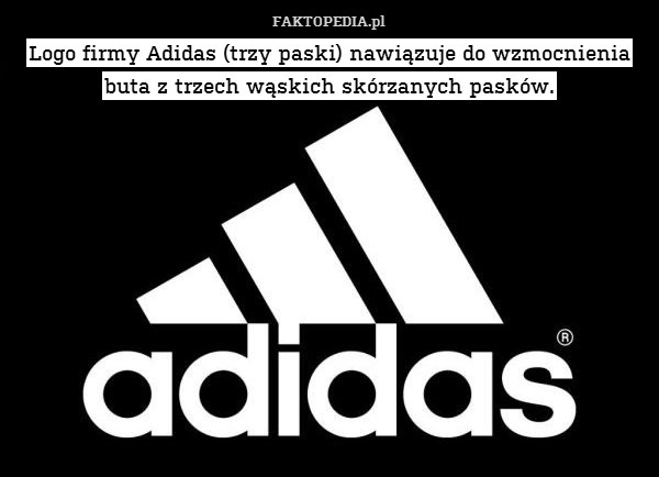Logo firmy Adidas (trzy paski)