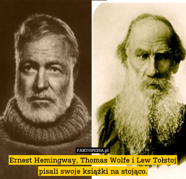 Ernest Hemingway, Thomas Wolfe