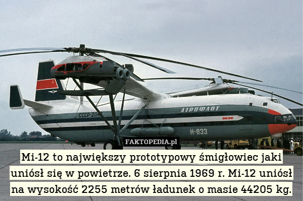 Mi-12 to największy prototypowy