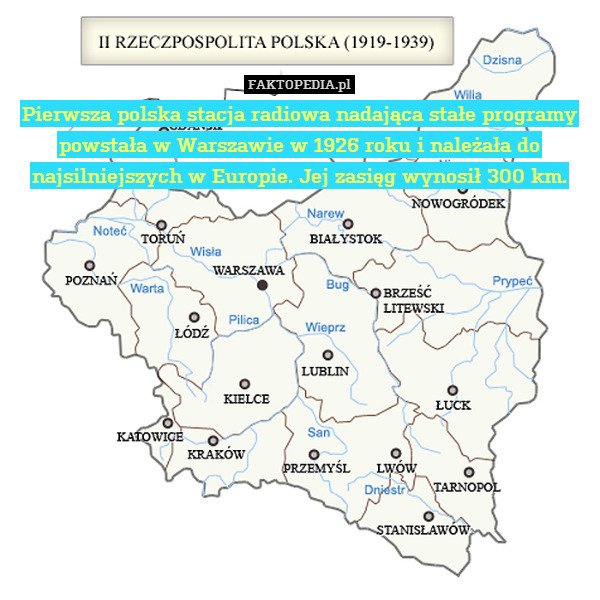 Pierwsza polska stacja radiowa