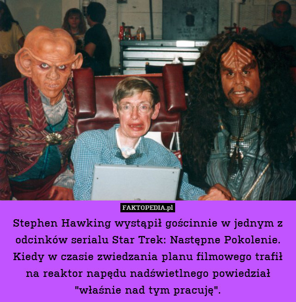 Stephen Hawking wystąpił gościnnie