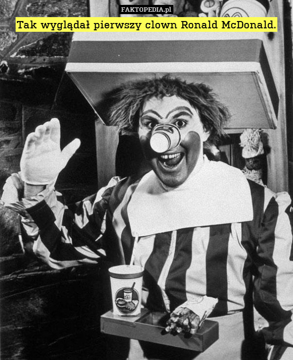 Tak wyglądał pierwszy clown Ronald