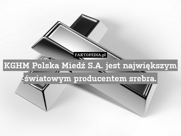 KGHM Polska Miedź S.A. jest największym