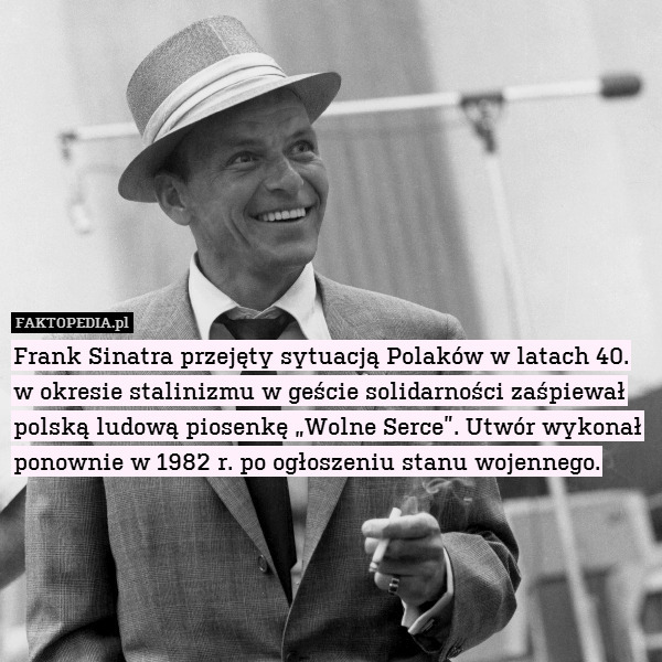 Frank Sinatra przejęty sytuacją