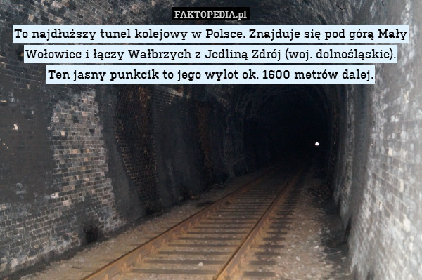 To najdłuższy tunel kolejowy w