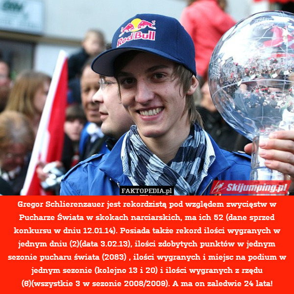 Gregor Schlierenzauer jest rekordzistą