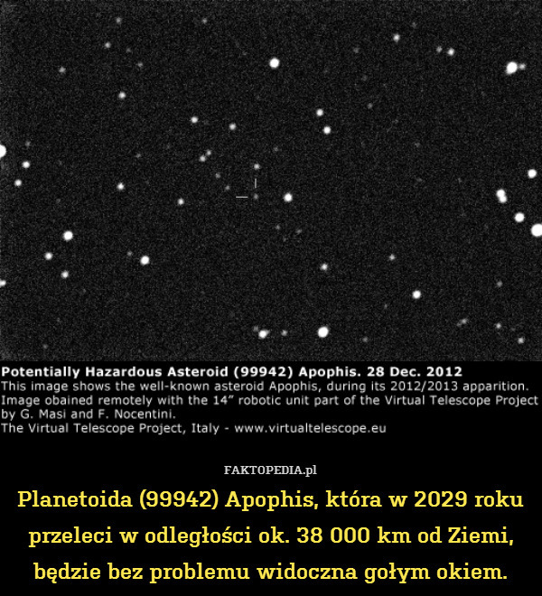 Planetoida (99942) Apophis, która