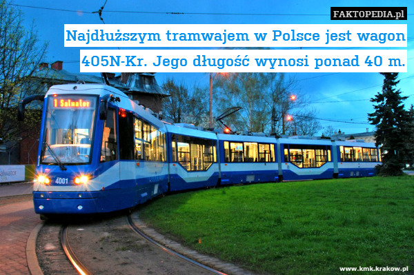 Najdłuższym tramwajem w Polsce