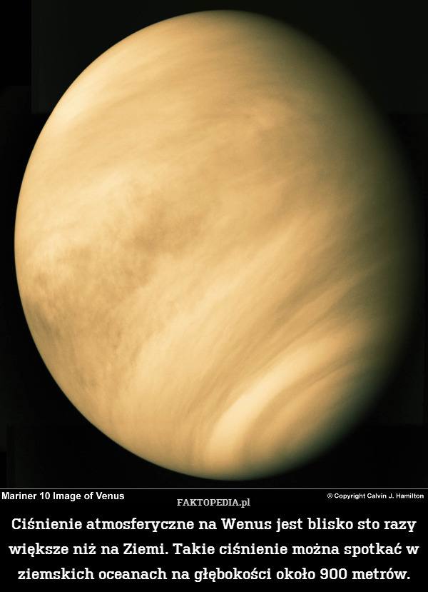 Ciśnienie atmosferyczne na Wenus