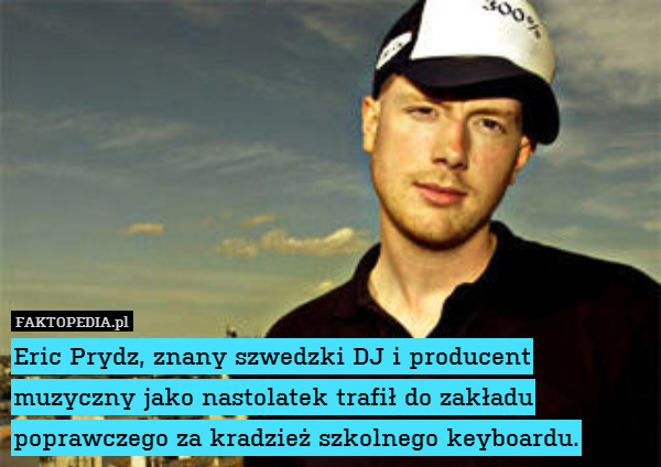 Eric Prydz, znany szwedzki DJ