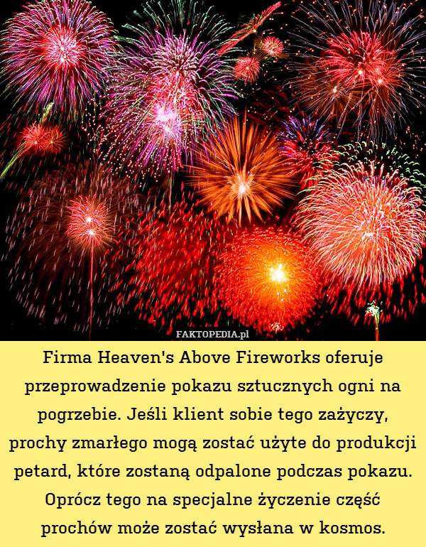 Firma Heaven's Above Fireworks