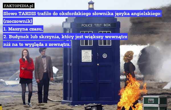 Słowo TARDIS trafiło do oksfordzkiego
