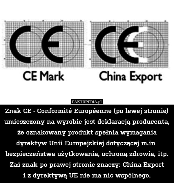Znak CE - Conformité Européenne