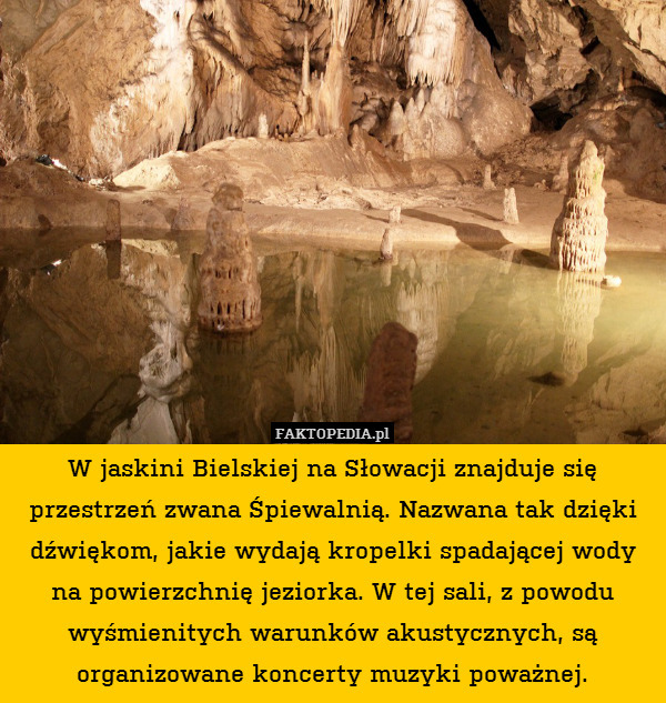 W jaskini Bielskiej na Słowacji