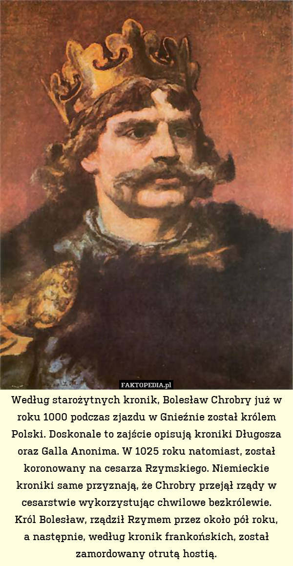 Według starożytnych kronik, Bolesław