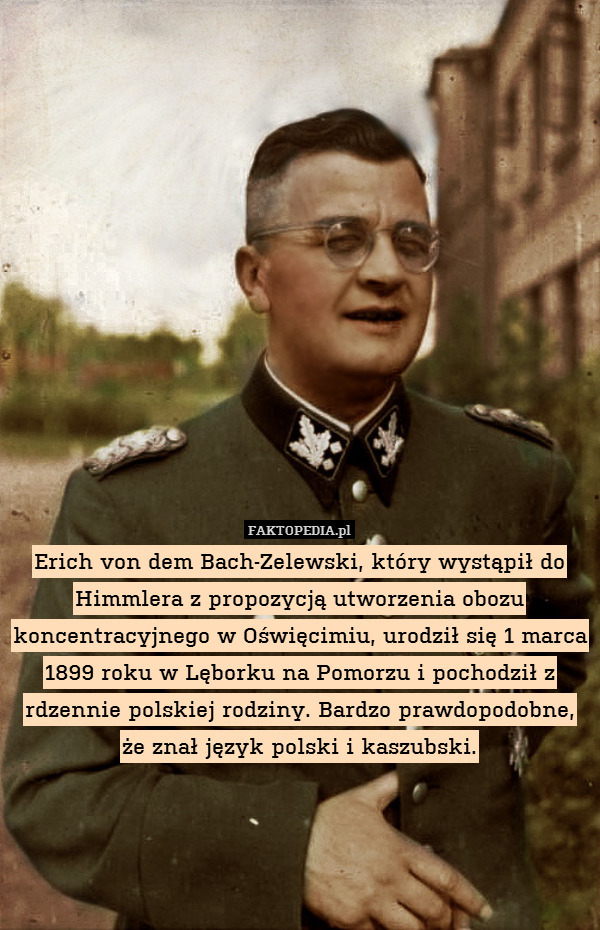 Erich von dem Bach-Zelewski, który