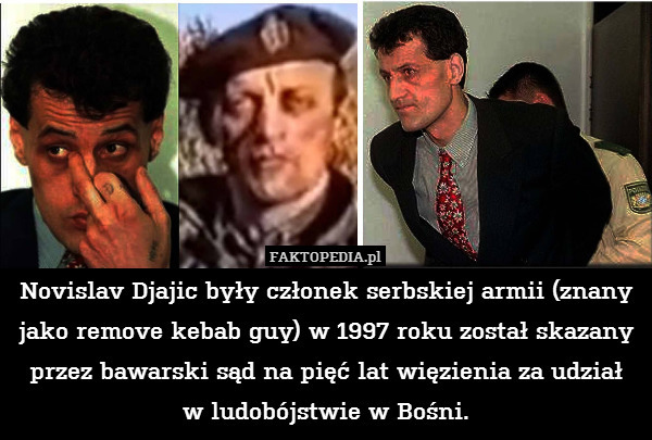 Novislav Djajic były członek serbskiej