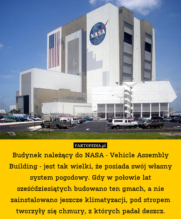 Budynek należący do NASA - Vehicle