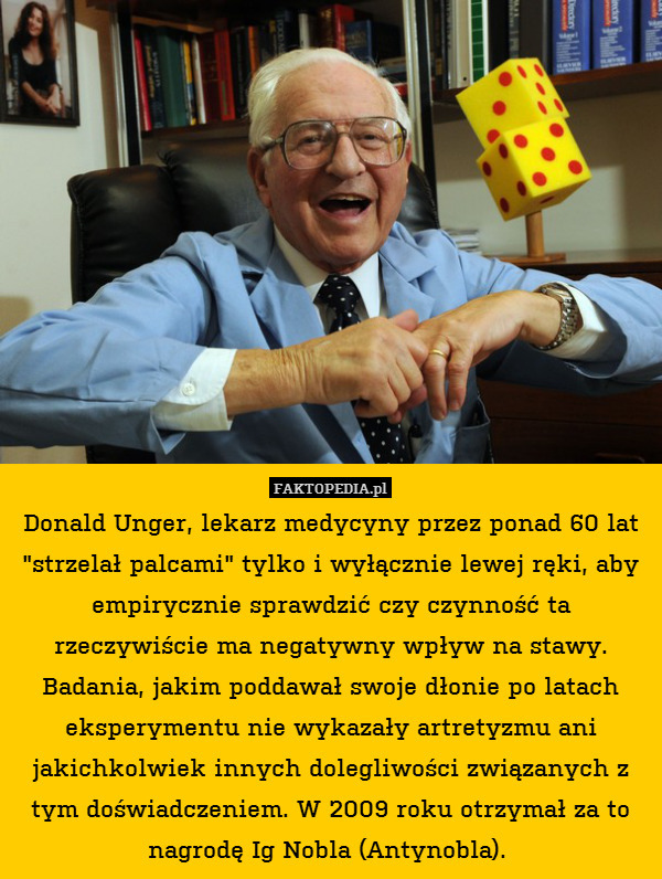 Donald Unger, lekarz medycyny