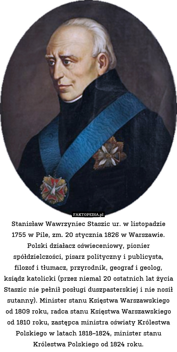 Stanisław Wawrzyniec Staszic ur.