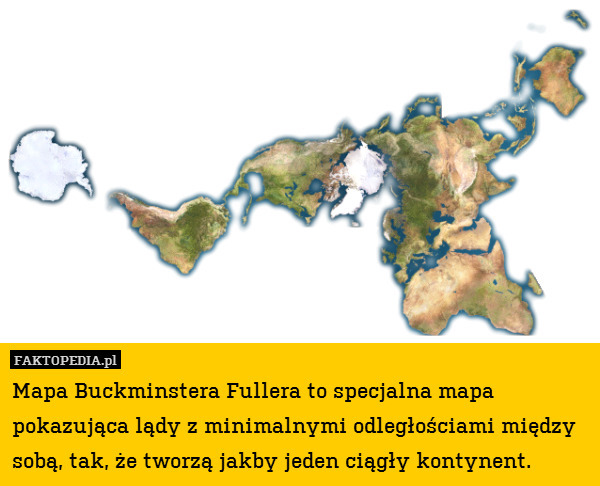 Mapa Buckminstera Fullera to specjalna