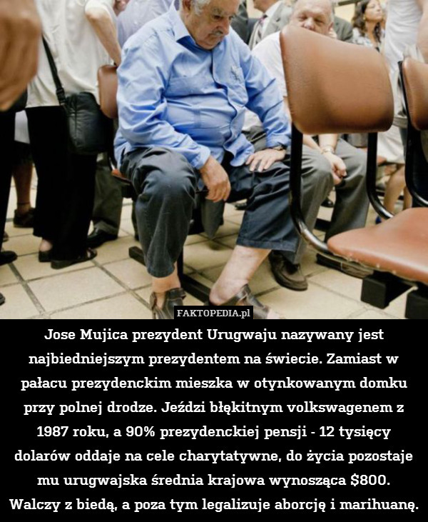 Jose Mujica prezydent Urugwaju
