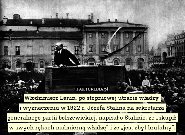 Włodzimierz Lenin, po stopniowej