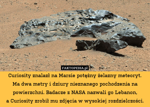 Curiosity znalazł na Marsie potężny