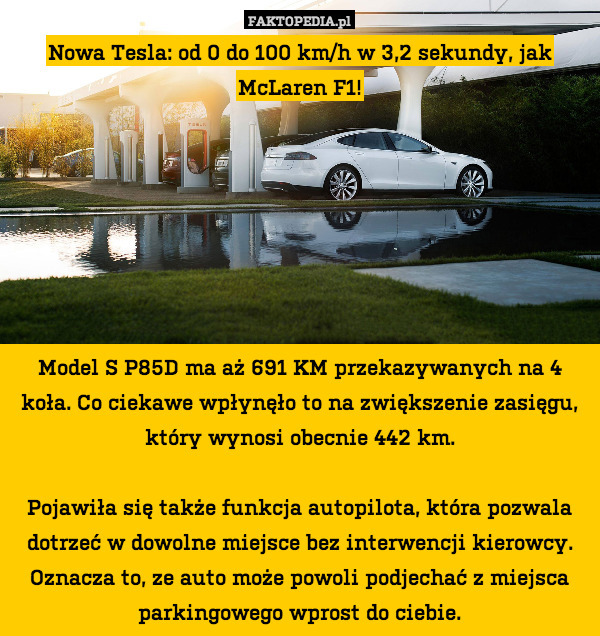Nowa Tesla: od 0 do 100 km/h w 3,2 sekundy, jak McLaren F1!







Model