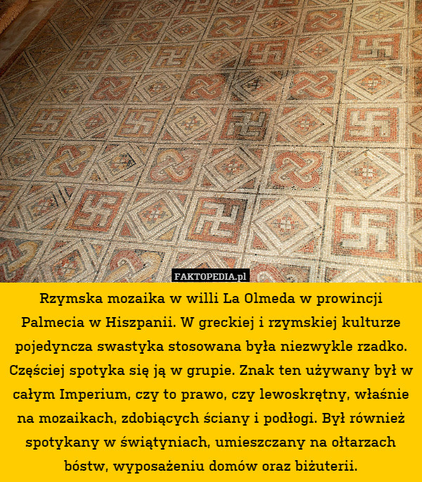 Rzymska mozaika w willi La Olmeda w prowincji Palmecia w Hiszpanii. W greckiej