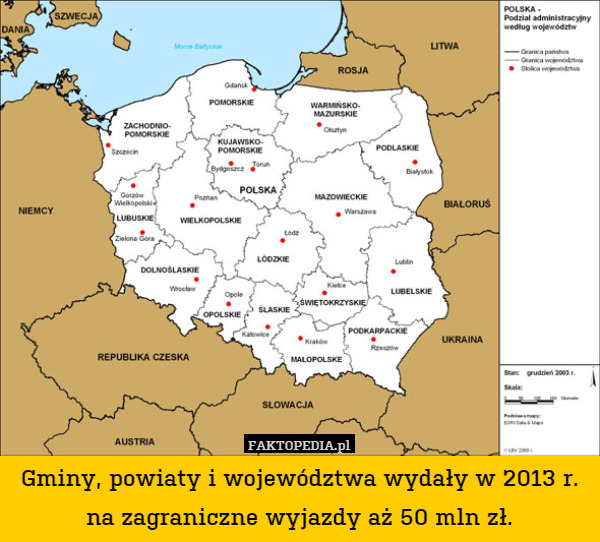 Gminy, powiaty i województwa wydały w 2013 r. na zagraniczne wyjazdy aż