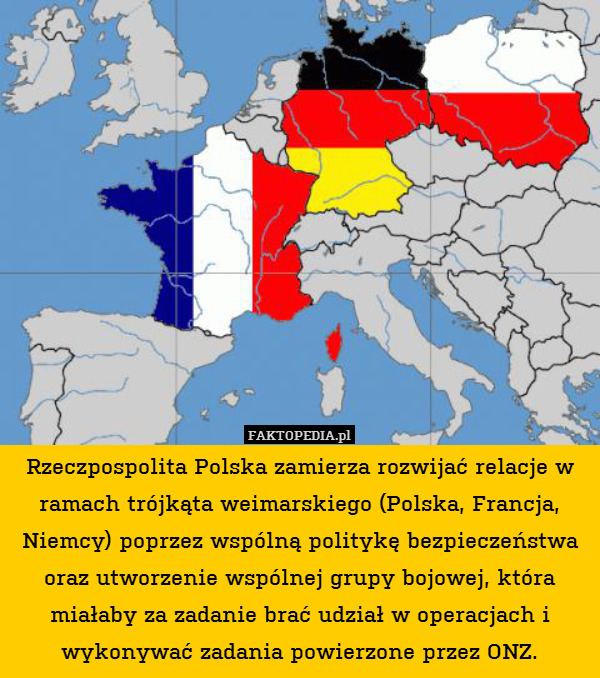 Rzeczpospolita Polska zamierza rozwijać relacje w ramach trójkąta weimarskiego