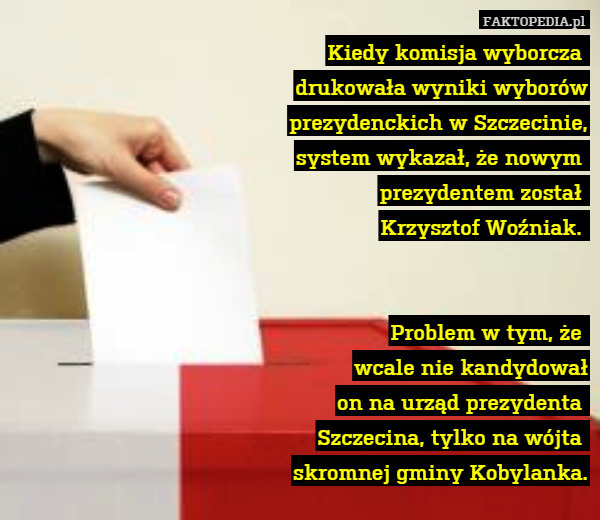 Kiedy komisja wyborcza drukowała wyniki wyborów prezydenckich w Szczecinie,
