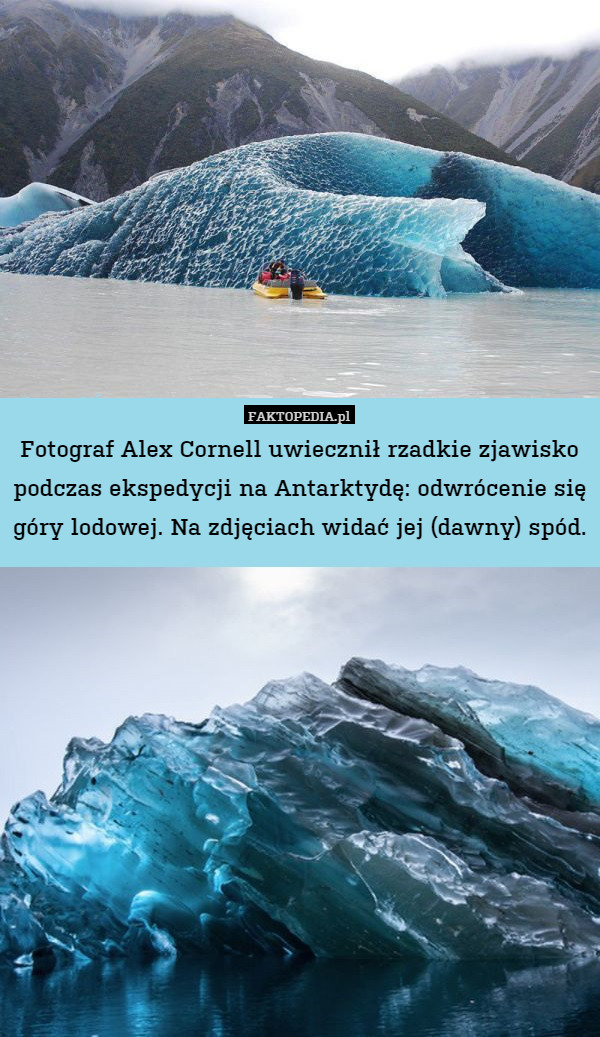 Fotograf Alex Cornell uwiecznił rzadkie zjawisko podczas ekspedycji na Antarktydę: